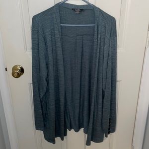 Teal/Gray tone Cardigan